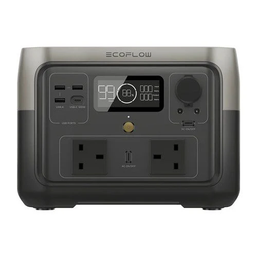 EcoFlow River 2 Max Portable Power Station | 500W | 512Wh | Fast Recharge | 4 Way Charging